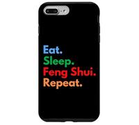 Répétition Eat Sleep Feng Shui pour Les maîtres et Les Amoureux du Feng Shui Coque pour iPhone 7 Plus/8 Plus