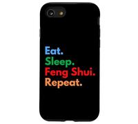 Répétition Eat Sleep Feng Shui pour Les maîtres et Les Amoureux du Feng Shui Coque pour iPhone SE (2020) / 7/8