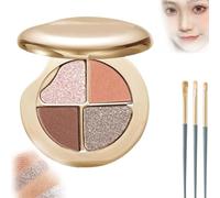Repetitionk Eye & Cheek Palette - Eyeshadow and Highlighter Makeup, Spiritukal Face & Eye Makeup Palette - Multitasking Blush, Palette in Matte, Pearl & Shimmer Shades, No Smudging (02#)