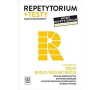 Répétitoire des techniciens du bâtiment et tests BD.29/BUD.01/BUD.08/BUD.12. Examen professionnel Miros³aw Koz³owski, Tadeusz Maj, Miros³awa Popek (Buch auf Polnisch)
