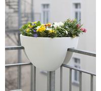 rephorm Balconnière d'Angle pour Balustrade "Eckling" - Blanc