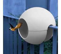 rephorm Mangeoire à Oiseaux pour Balustrade "Birdball" - Blanc