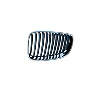 Repiauto - Grille de calandre avant gauche ouverte noire et chromée compatible avec BMW Serie 1 E87 phase 1 2004-2006