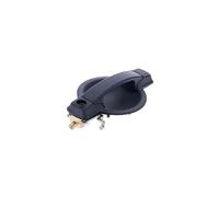 Repiauto - Poignée de porte extérieure avant droite avec trou barillet compatible avec Fiat Doblo 1 2001-2010