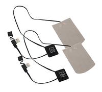 REpiceFinem 1 paire Fibre composite chaussettes électriques de chauffage de chauffage usb hiver gardez au chaud idéal pour les sports de plein air en fibres composites avec du fil