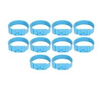 RepiceFinem 10pcs Colliers de chèvre Bands d'identité de Moutons d'élevage d'équipement de marquage d'élevage en matériau PU sûr et léger avec Un Poids d'environ 362 g et Une (36cm Blue)