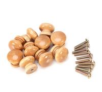 RepiceFinem 10pcs Poigres de réalisation de Meubles en Bois naturels idéaux pour Les Portes de Placard de tiroir d'armoire de Cuisine avec Conception Ergonomique adaptée à la (Large Size 33MM)