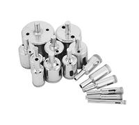 RepiceFinem 15pcs Set Diamond Coated Core Force Bit idéal à des Fins Multiples adaptées à la tuile en Verre en Verre en Verre en Verre en Verre avec des Tailles allant de 6 à 5