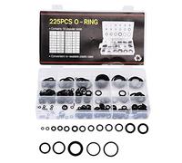 REPICEFINEM 225PCS Caoutchouc O Kit d'assortiment anneau High Elasticity Goits d'étanchéité pour la boîte de commande d'alimentation Boîte aux appareils électriques et automobiles
