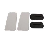 REpiceFinem 2pcs en acrylique Boxing Glove Stand Vertical Boxing Glove Afficher Stand idéal pour présenter des s de boxe précieux à la maison fiables et faciles à insta (Noir)