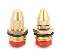 RepiceFinem 2PCS G1 / 2 DN15 Centrifuge ajusté Sprinkler Material de laiton Long Service Life adapté à l'atomisation d'irrigation du jardin Roof