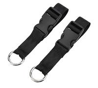 REpiceFinem 2pcs poussette universelle Round Hooks Strong Handy Clips de fauteuils roulants Hangle d'organisateur en sangle en nylon de qualité et matériau de crochet adapté aux