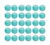 RepiceFinem 30pcs Dice Fun Dice pour Puzzle de Bricolage avec Un Coin Rond 6 Dice idéal pour Les Jeux de société et l'apprentissage des mathématiques en Noir (Bleu Clair)