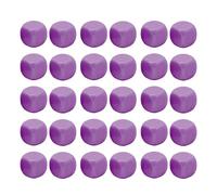 RepiceFinem 30pcs Dice Fun Dice pour Puzzle de Bricolage avec Un Coin Rond 6 Dice idéal pour Les Jeux de société et l'apprentissage des mathématiques en Noir (Violet)