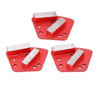 RepiceFinem 3pcs Diamond Grinding chaussures trapézoïde avec surface lisse et dureté élevée applicables à tous les broyeurs en béton pour un t-shirt droit à 6 trous à usage