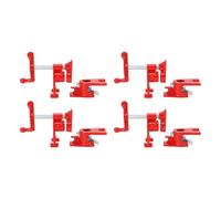 RepiceFinem 4pcs Wood collage de pipe collage pigle de pipe de fer malléable Fer Heavy Duty H avec une excellente durabilité et une largeur de serrage réglable pour le menuiserie