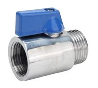 RepiceFinem 5 8 pouces mini-valve à billes 304 Femme sanitaire en acier inoxydable Valve mâle pour bière Homebrew Head avec une tige rotative compacte et une utilisation à