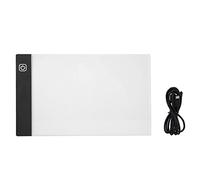 REpiceFinem A5 USB LED Copier Board 3 Niveau Duming Luming Stumplable Ultra Thin Traçage Boîte lumineuse idéale pour dessiner des esquisses d'animation avec un scintillement -