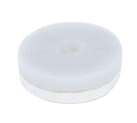 RepiceFinem auto-adhésif silicone mépris décapant pour les fenêtres des portes avec une transparence ultra ultra douce facile à installer une longueur réglable forte adhésiv (25 mm * 5m (blanc/bec