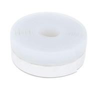 RepiceFinem auto-adhésif silicone mépris décapant pour les fenêtres des portes avec une transparence ultra ultra douce facile à installer une longueur réglable forte adhésiv (35 mm * 5m (blanc/bec