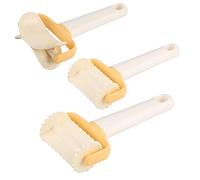 RepiceFinem Biscuit Biscuit Maker Cutter Moule Gâteau DIY Outils de décoration de la poignée ergonomique rond s'adapte à toutes les mains de taille (Ensemble de 3 pièces)