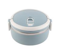 RepiceFinem Boîte à lunch en acier inoxydable Récipient alimentaire portable avec conception de fuite de sceau étanche à l'air facile à transporter pour l'école de bureau bleu 0 (1 niveau)