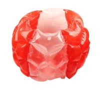 RepiceFinem Bubble de Corps de Collision Humaine Gonflable Multifonctionnel avec Un Bon Amorti en matériau en PVC pour des activités de Plein air telles Que Les rassemblements de (Transparent Rouge)