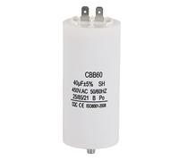 RepiceFinem CBB60 Condenteur de pompe à eau pour la machine à laver Small Body Long Service Life adapté pour 50 60Hz AC monophasé Motor 450V 40uf