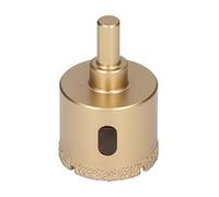 REpiceFinem Diamond Hole Saw en acier carbone trous de trous de foret d'ouvreur pour verre en porcelaine avec tige triangulaire 65 mm offre une durée de vie longue et longue durée (42 mm)