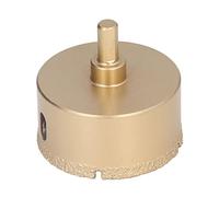 REpiceFinem Diamond Hole Saw en acier carbone trous de trous de foret d'ouvreur pour verre en porcelaine avec tige triangulaire 65 mm offre une durée de vie longue et longue durée (70 mm)
