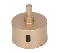 REpiceFinem Diamond Hole Saw en acier carbone trous de trous de foret d'ouvreur pour verre en porcelaine avec tige triangulaire 65 mm offre une durée de vie longue et longue durée (60 mm)