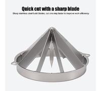 REpiceFinem Divider Cutter en acier inoxydable avec poignée ergonomique Pares aciduables détachables pour la de fruits faciles 8 section pour les pommes (8 section)