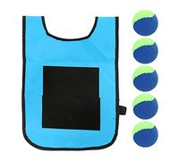 RepiceFinem Dodgeball Tag Stickness Gilet Enfants Outdoor Lance Un Jeu Cible avec des balles pour Les Enfants Disponibles en Rouge et Bleu en Tissu Oxford idéal pour Les (Bleu)