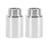 RepiceFinem en acier inoxydable Chrome plaqué le bras de douche, idéal pour la salle de bain, ajoute 6 1 cm 2 longueur 4 pouces pour le réglage de l'angle de hauteur Matériau (3cm/1.2in)