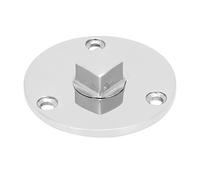 RepiceFinem Forme ronde en acier inoxydable 316 ACCESSORIE DE MARITE JOURNE MARINE DRADE avec trous de fixation précis Miroir surfaces polies et corrosion maximale adaptée au yacht