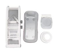 RepiceFinem Fruit and Vegetable Cutter Cutter en acier inoxydable avec une épaisseur réglable Gardien de main idéal pour les cuisines maison Catering au thé au lait et autres P