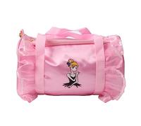 RepiceFinem Girls Dance Duffel Sac Premium Synthetic Cuir Pink Lace Design idéal pour Ballet Latin Class Travel Sleepover et Plus