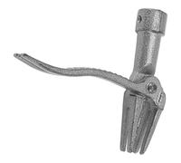 RepiceFinem Heavy Duty Iron Up Up Weed Tuller Tool Manual Manual Root Picker Picker avec Repose-Pieds renforcés pour Les Cours de Cours Tous Les Types de sols