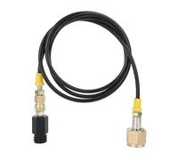 RepiceFinem Kit de tuyau de soda noir à haute pression en nylon avec connecteur électroplastique poli facile à installer et à utiliser en une alimentation stable en CO2 pour les