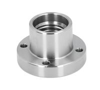 RepiceFinem Lathe Fasplate de 2 pouces en acier en alliage idéal pour un petit bol tournant et d'autres projets compatibles avec 1 pouce x 8 TPI broche avec une longueur de broche