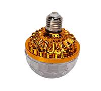 RepiceFinem LED Couleur Full Couleur Lampe rotative RVB Couleur LED Bulbe d'ampoule pour les maisons de fête avec 6 couleurs Effet de lumière fraîche tourne avec de la musique
