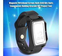 RepiceFinem Magnetic Wristban Magnétisme Puissant Vis de Maintien des Ongles Nails Drift Idéal pour Les projets de réparation de Maison DIY Ajuster Toutes Les Tailles de Poignet