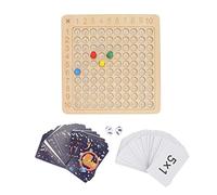REpiceFinem Math Multiplication Board Toy Educational pour les enfants développe des compétences d'intelligence et de mathématiques adaptées aux écoles de Montessori Homeschools