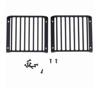 RepiceFinem Metal Front Lamp Gardes Headlight Cover Guard Guard Purre pour 4 1/10 RC Crawler Car Améliorez Le réalisme et protégez Les Lampes Avant en métal de qualité et du