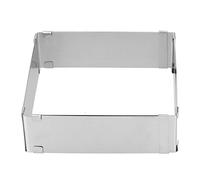 REPICEFINEM MONSE BAGNE ALIGNABLE MOULON DE CAKE AIBLE RÉGLABLE AVEC CONCEPTION RÉTRACTIVE POUR LA COLAGE DE COLACHE DIY BISCUITS DE CALLESSE DIY BISCOITE (Grand anneau de mousse télescopique (16 ~