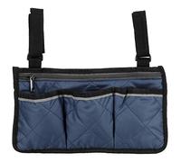 RepiceFinem Multifineral Navy Blue and Wine Red Wheoral Redchair Sac Suspendu Sac de Bureau Sac de Rangement Sac de Rangement Article Organisateur de Polyester Pongee avec (Bleu Marine)