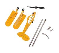 RepiceFinem Piper J3 Cub Airplane WEATERVANE SUPLED METAL WIND Direction Indicateur pour le jardin Cour de toit du jardin Décor extérieur grande taille (S)