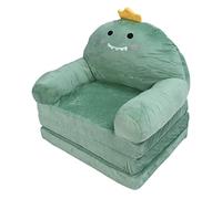RepiceFinem Pliable Kids Canapa Mignon Dessin animé Doux Confortable pour Lire Le Jeu Relaxant et Dormir chez Les Enfants à la Maison avec des Dinosaures 3 Couches et des (3 Layer)