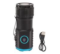 REpiceFinem puissant lampe de poche brillante High Flux USB rechargeable adapté aux urgences Utilisation quotidienne et extérieur avec une luminosité de 2000 lm 12,0 × 8,0 × 4