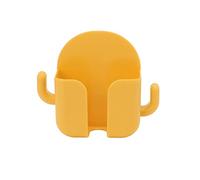 REpiceFinem Self adhésif Moup de Support de téléphone Portable de téléphone avec Conception de Crochet Ferme Ferme et Espace économisage pour la Salle de Bain de Salle de Bain (Jaune)